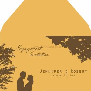 Invitation card for Engagement Party