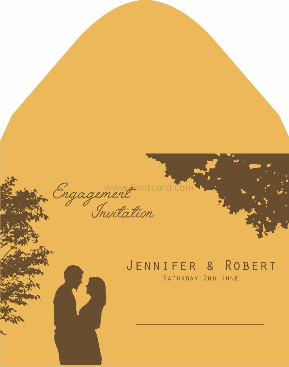 Invitation card for Engagement Party