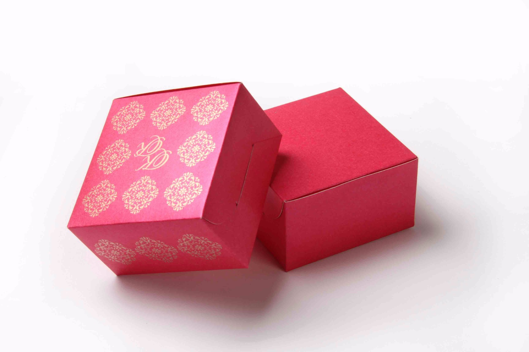 Small Size Cube Box No 6 - Pink -0