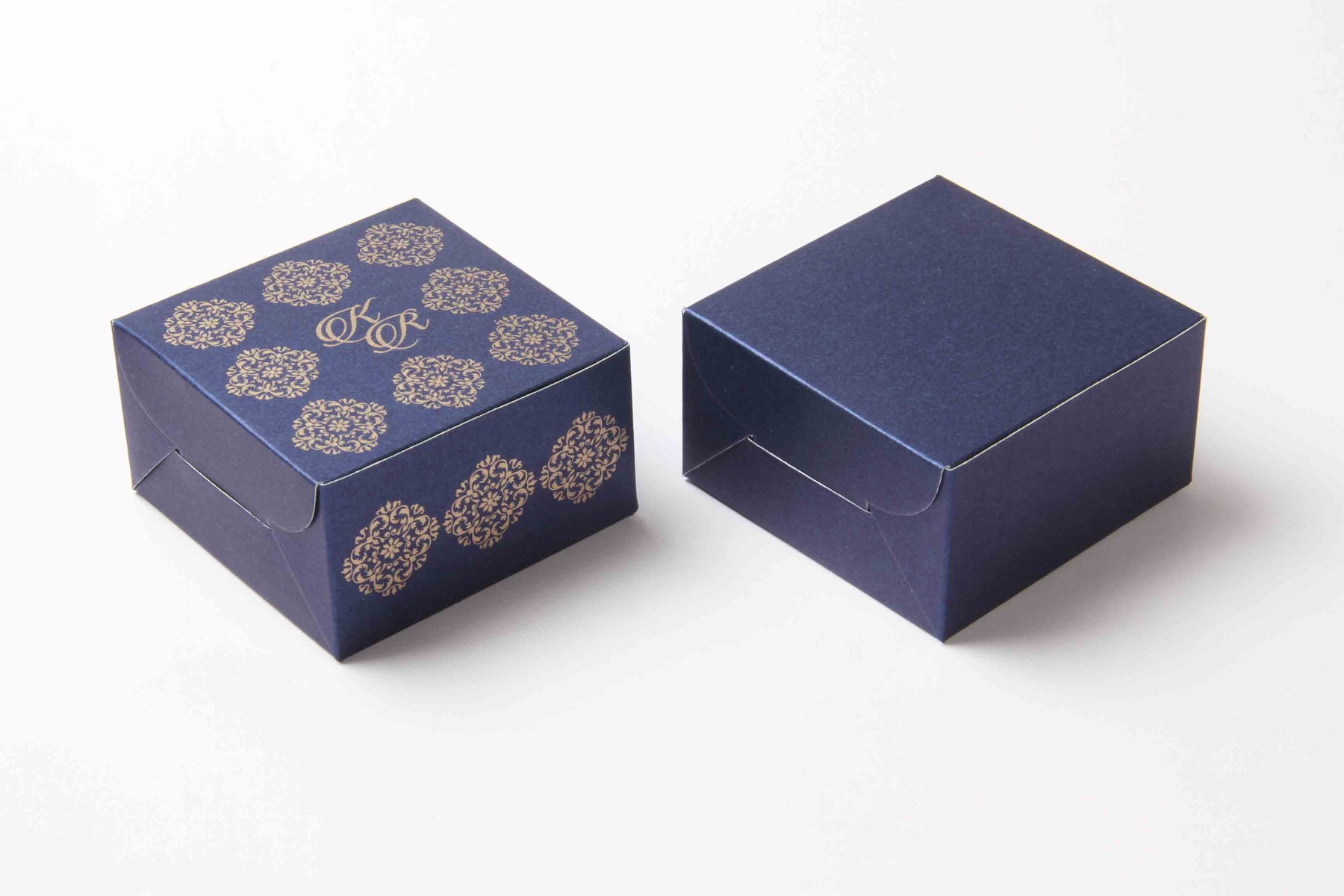 Small Size Cube Box No 6 - Royal Blue-0