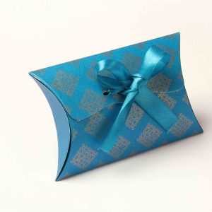 Pillow Favor Box No 9 - Firoze Blue-8657