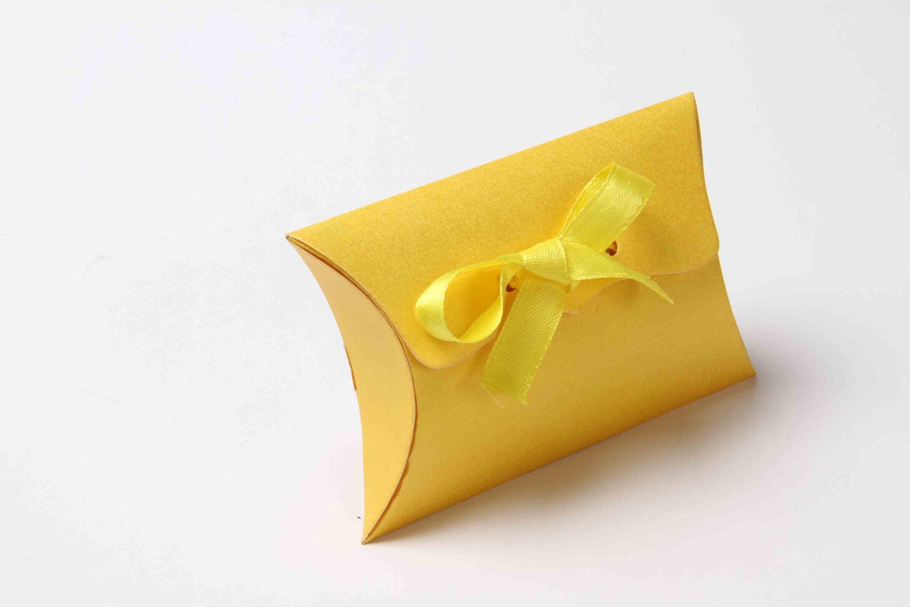 Pillow Favor Box No 9 - Yellow-8676