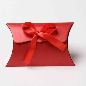 Pillow Favor Box No 9 - Red-8653