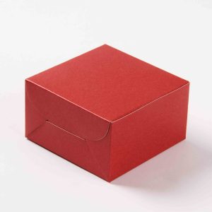 Small Size Cube Box No 6 - Red-8584