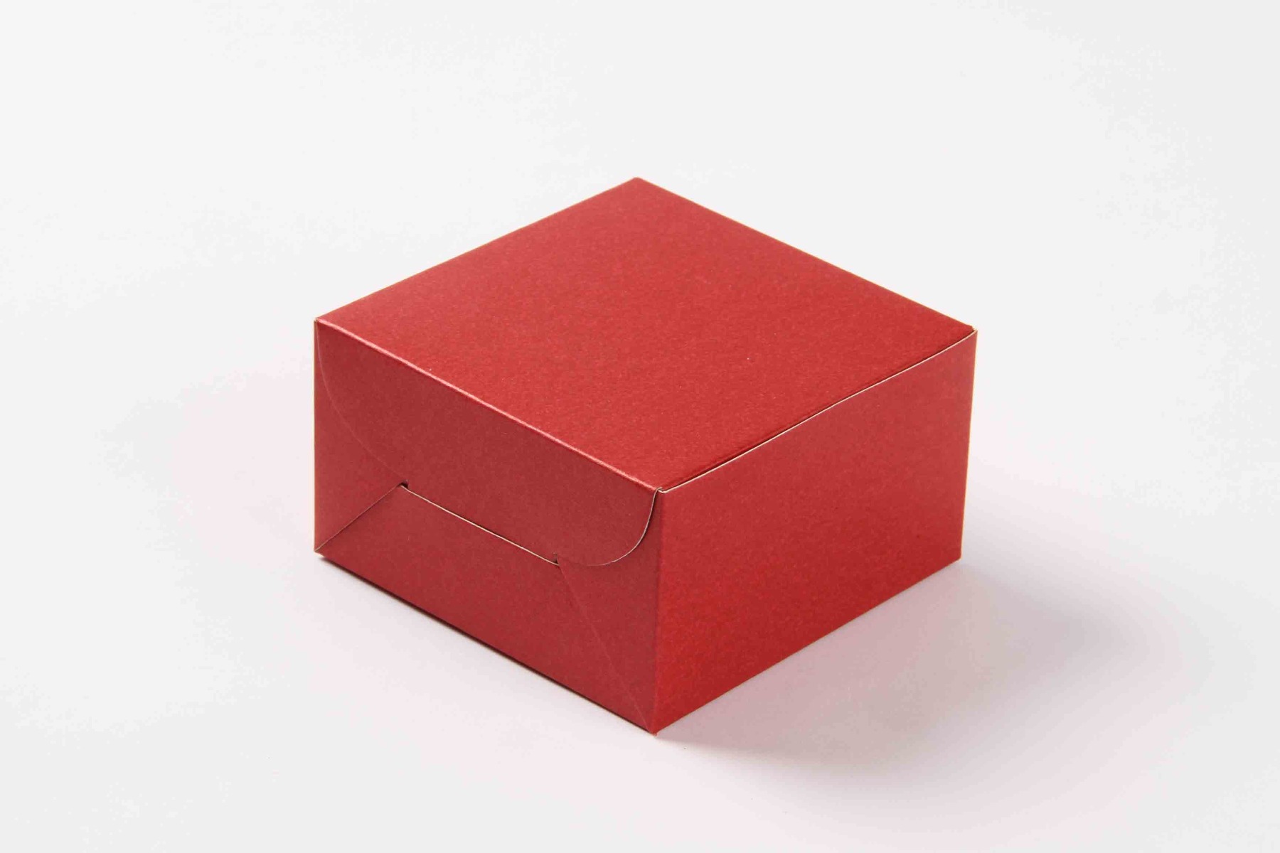 Small Size Cube Box No 6 - Red-8584