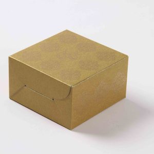 Small Size Cube Box No 6 - Golden-0