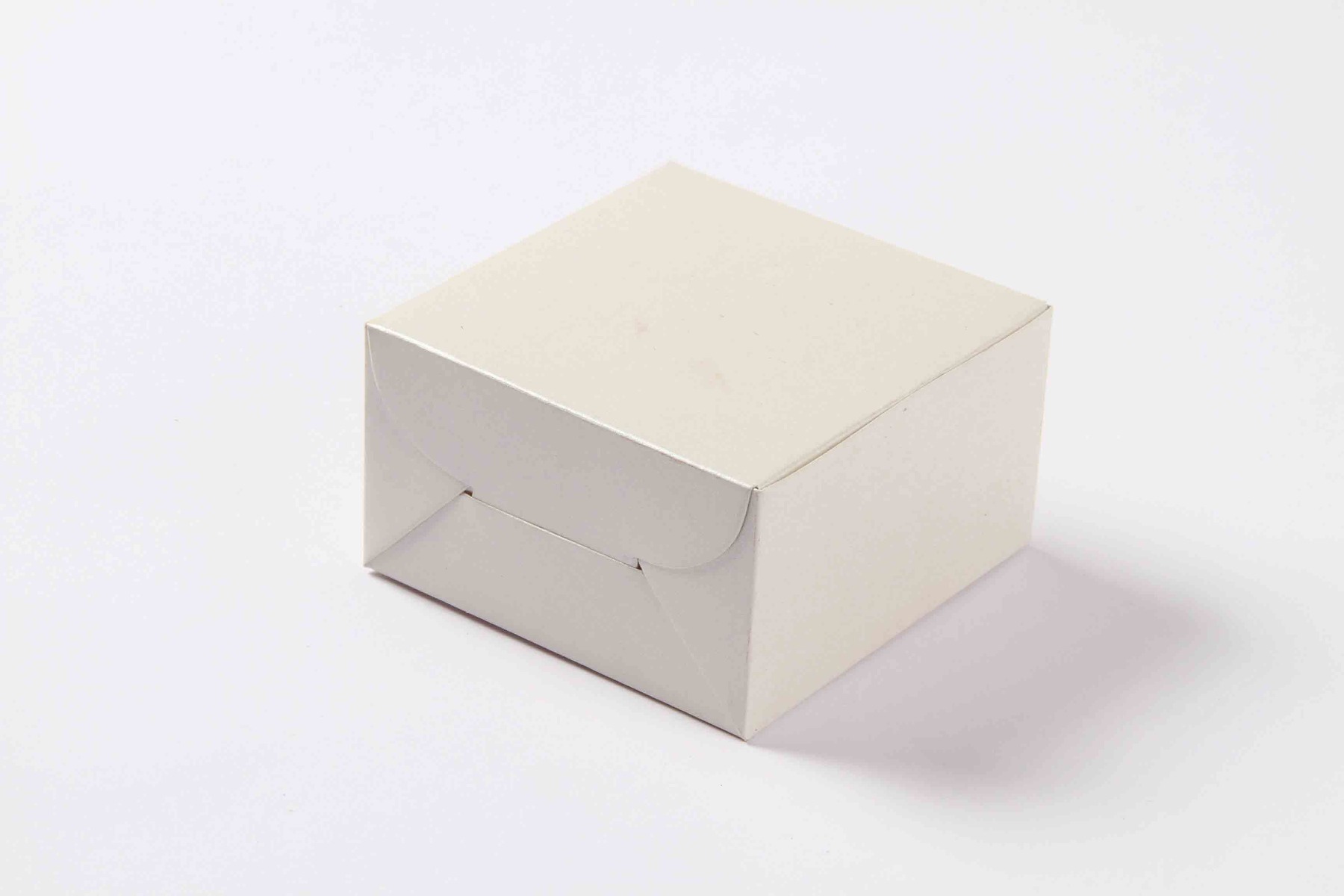 Small Size Cube Box No 6 - White-8588