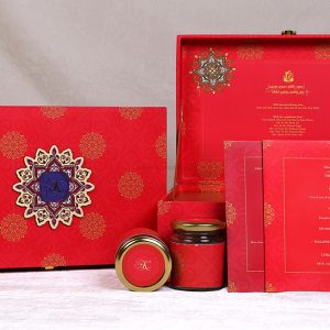 Invitation Box with mandala design