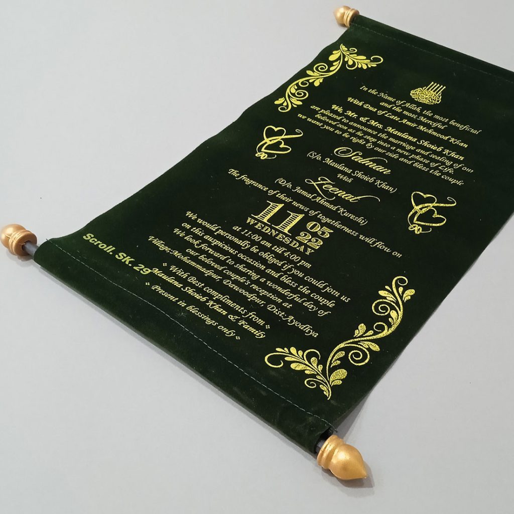 scrolls invitations for sale, scroll wedding invitation cards in ...
